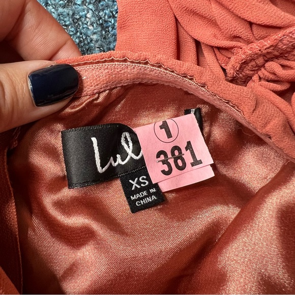 Lulus Falling For You Maxi Dress in Rusty Rose Bridesmaid Gown - Picture 4 of 6